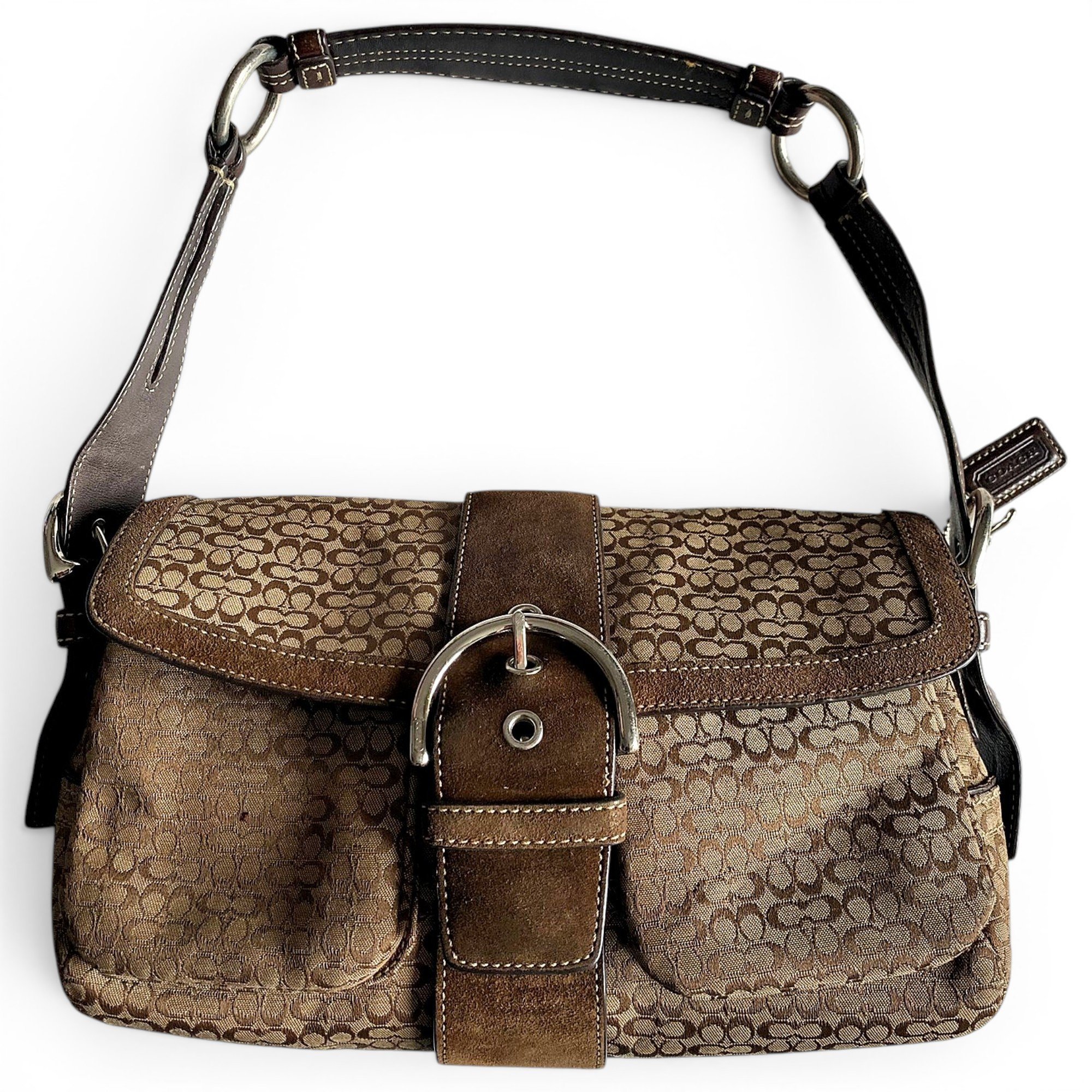 Signature Sufflette cloth handbag