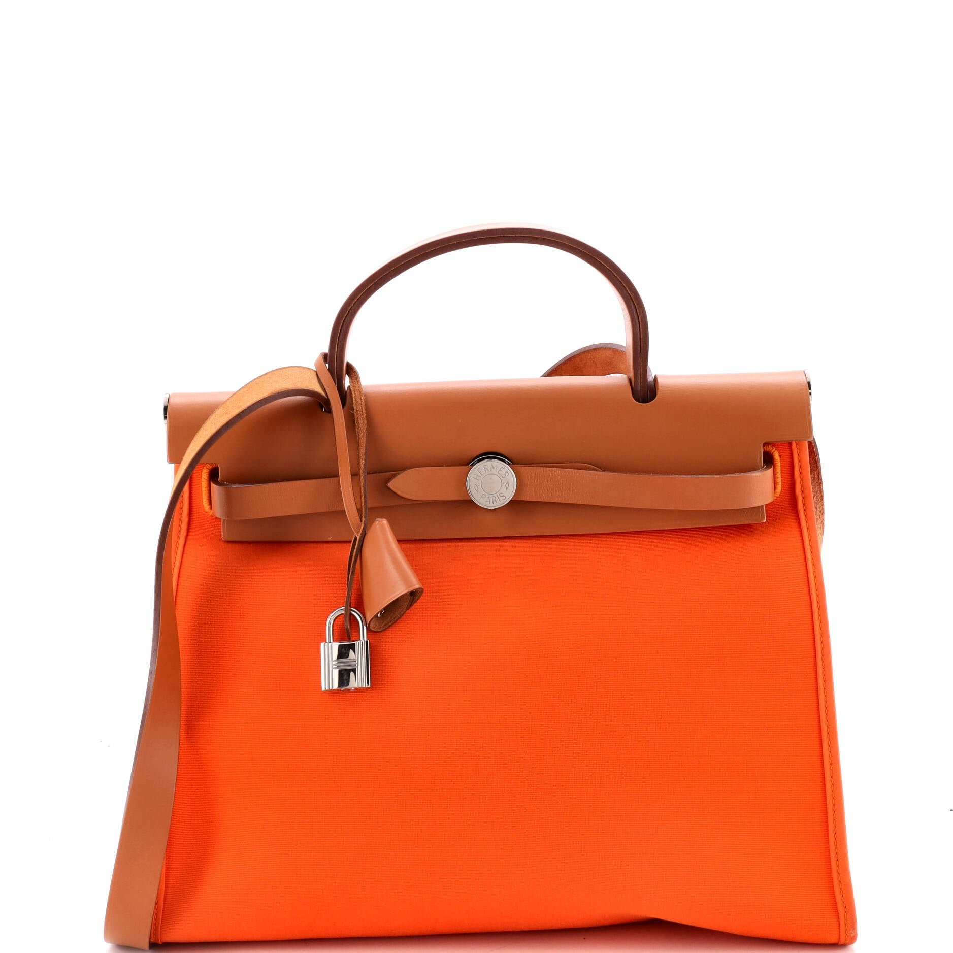 Herbag Zip Leather and Toile 31