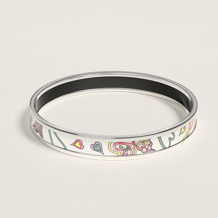 Jasmin Harnais De Coeur Bangle