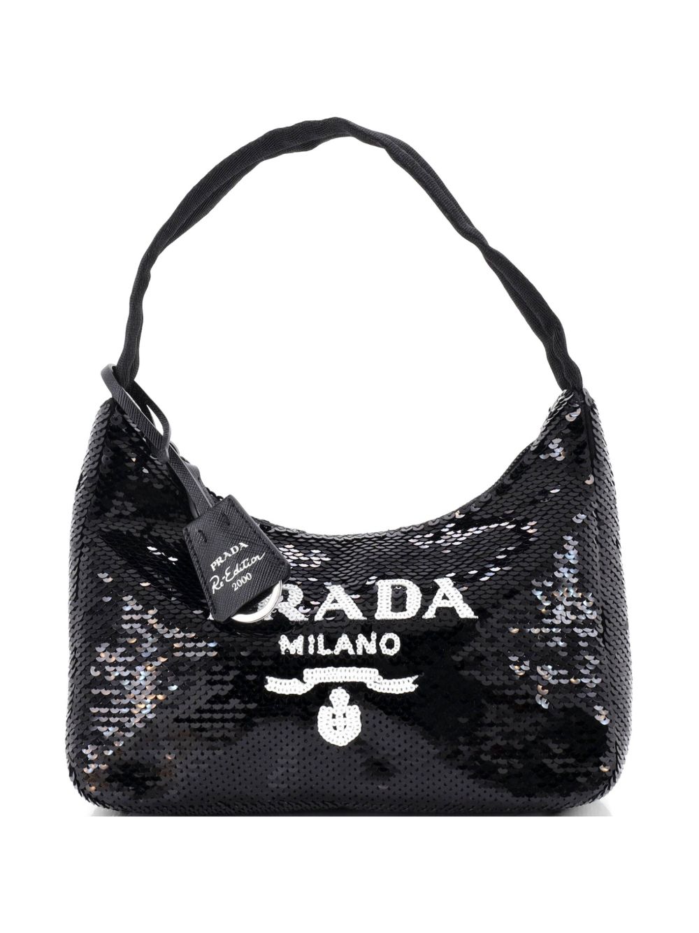 Re-Edition 2000 Sequins Mini hobo bag