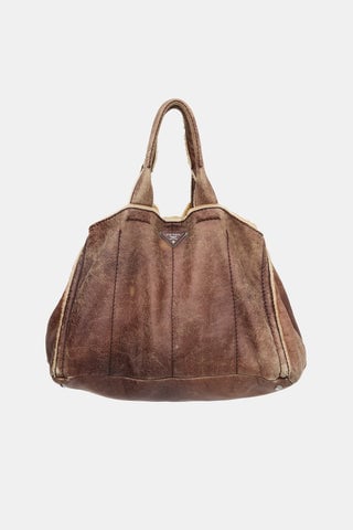 Shearling Tote Bag