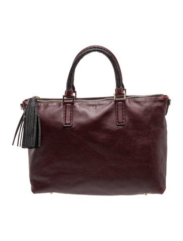 Leather Top Handle Bag