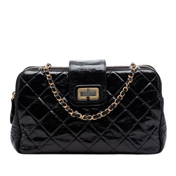 Quilted Glazed Calfskin Reissue Mademoiselle Accordion Tote