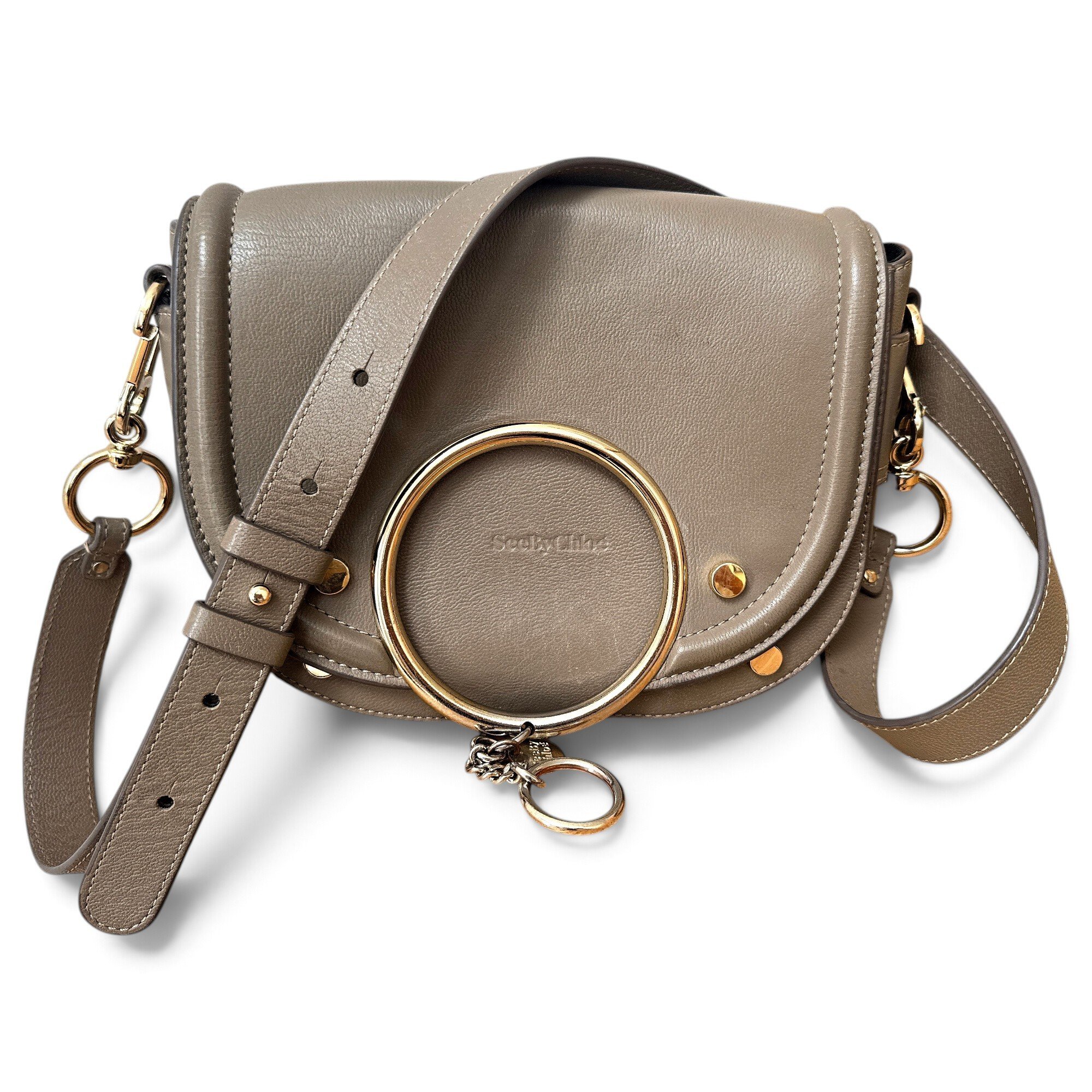 Leather crossbody bag