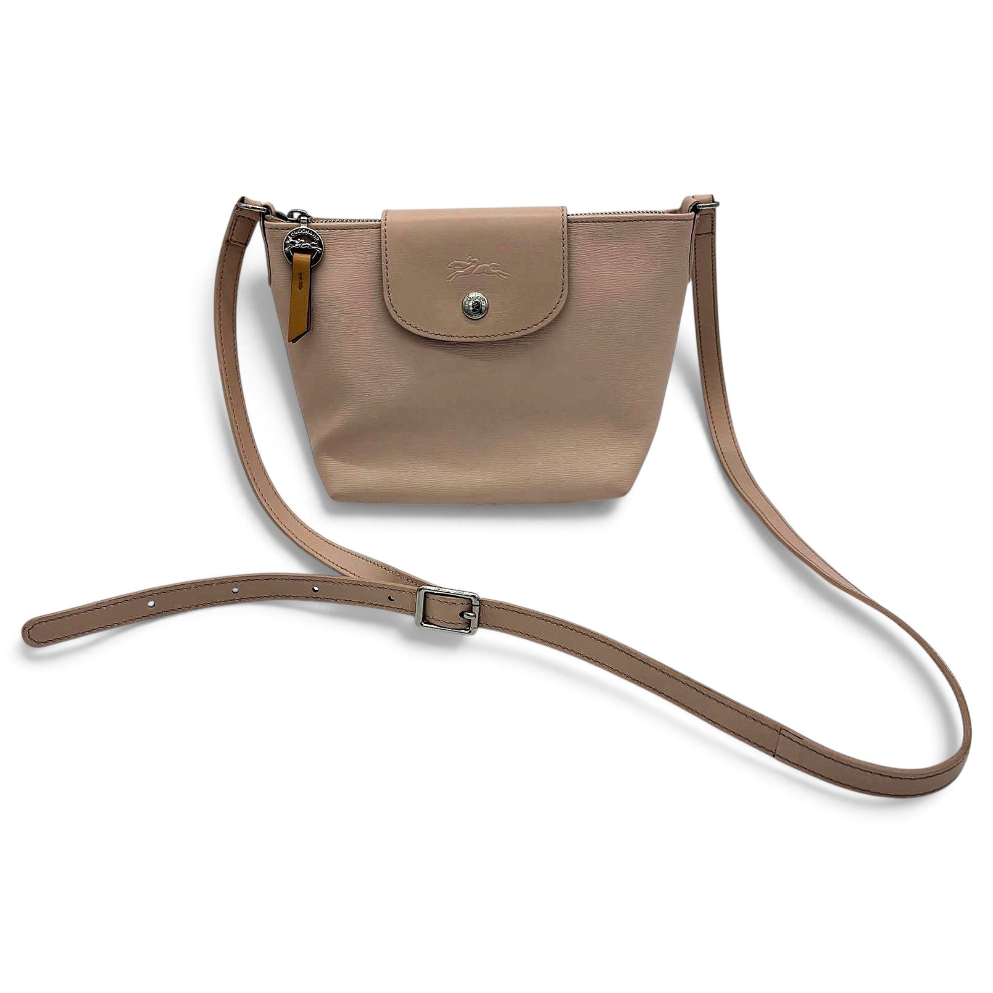 Pliage leather handbag