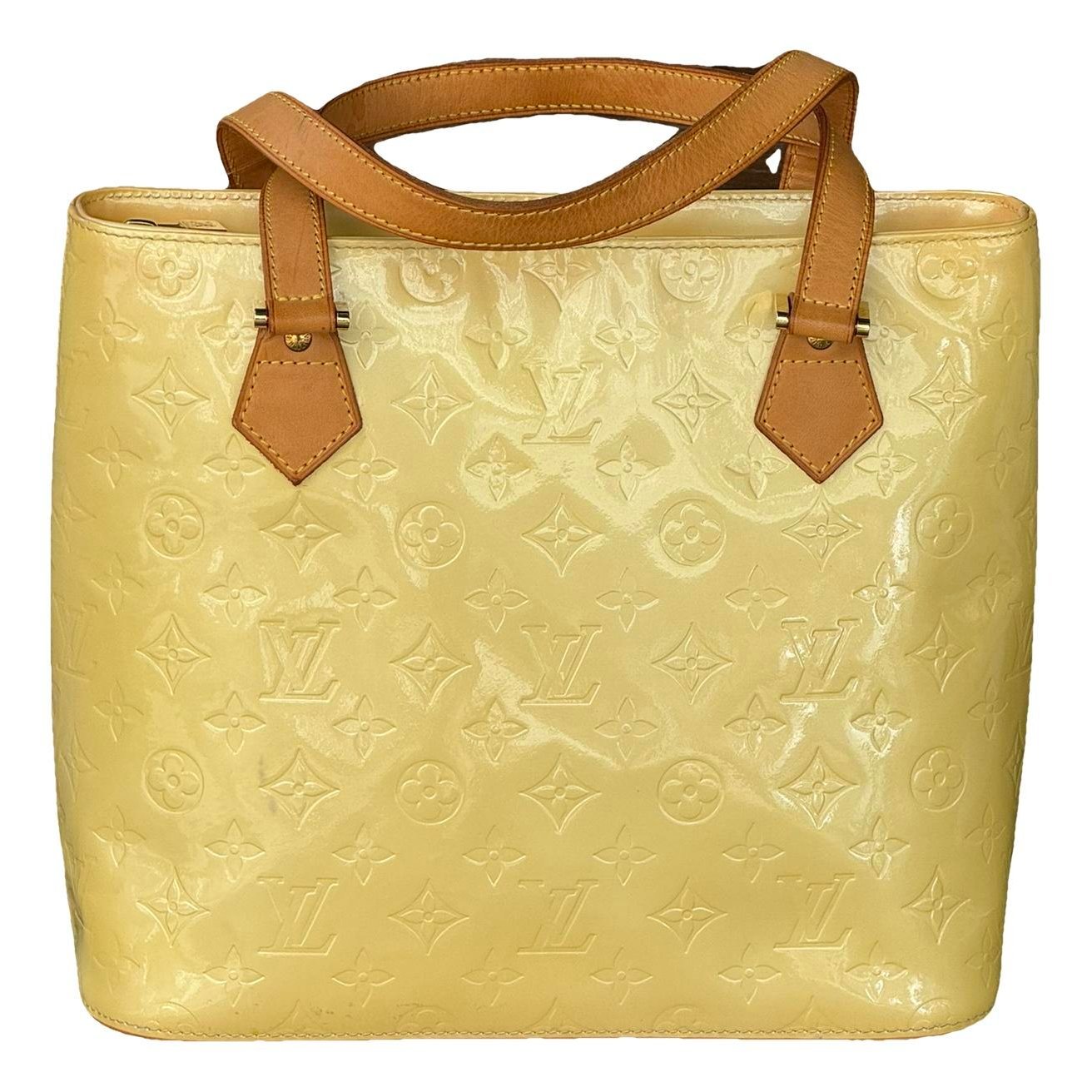 Houston patent leather handbag