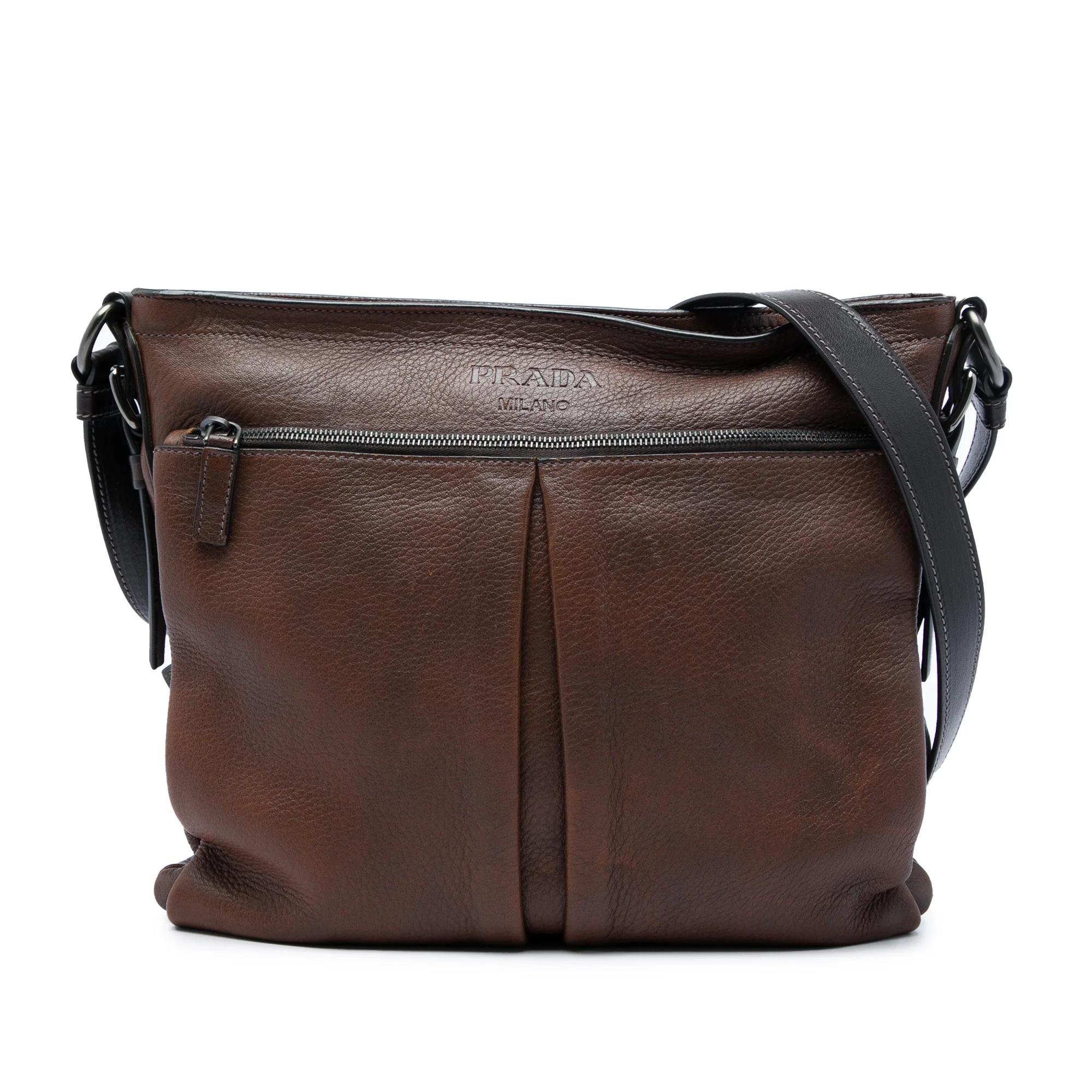 Leather crossbody bag