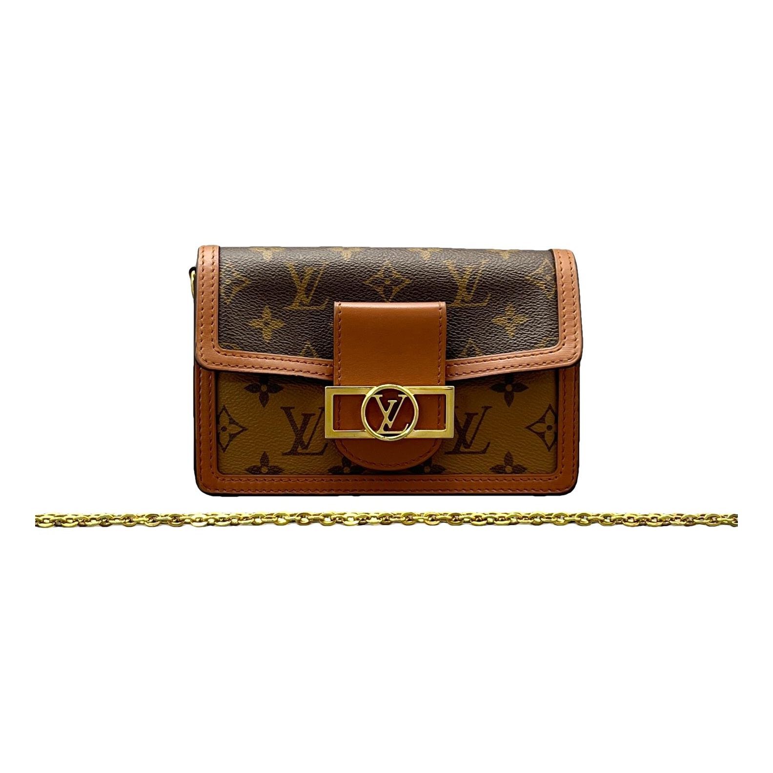 Dauphine leather handbag