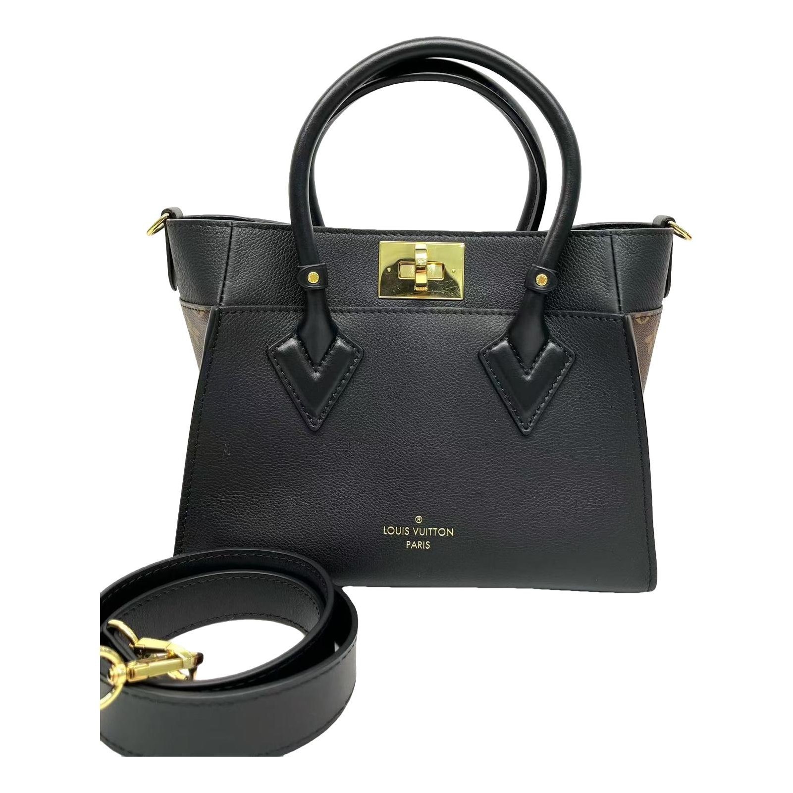 On My Side leather handbag