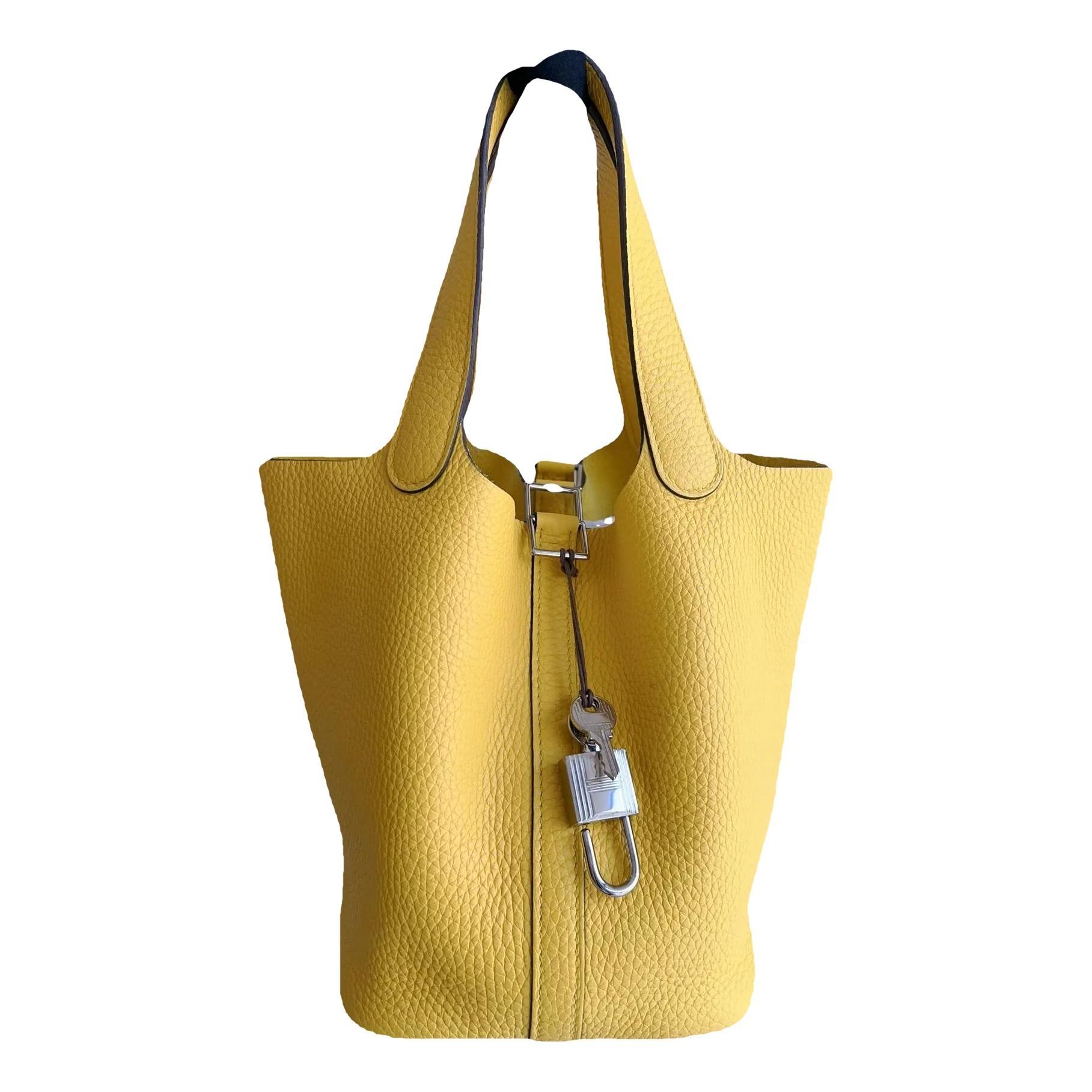 Picotin leather handbag