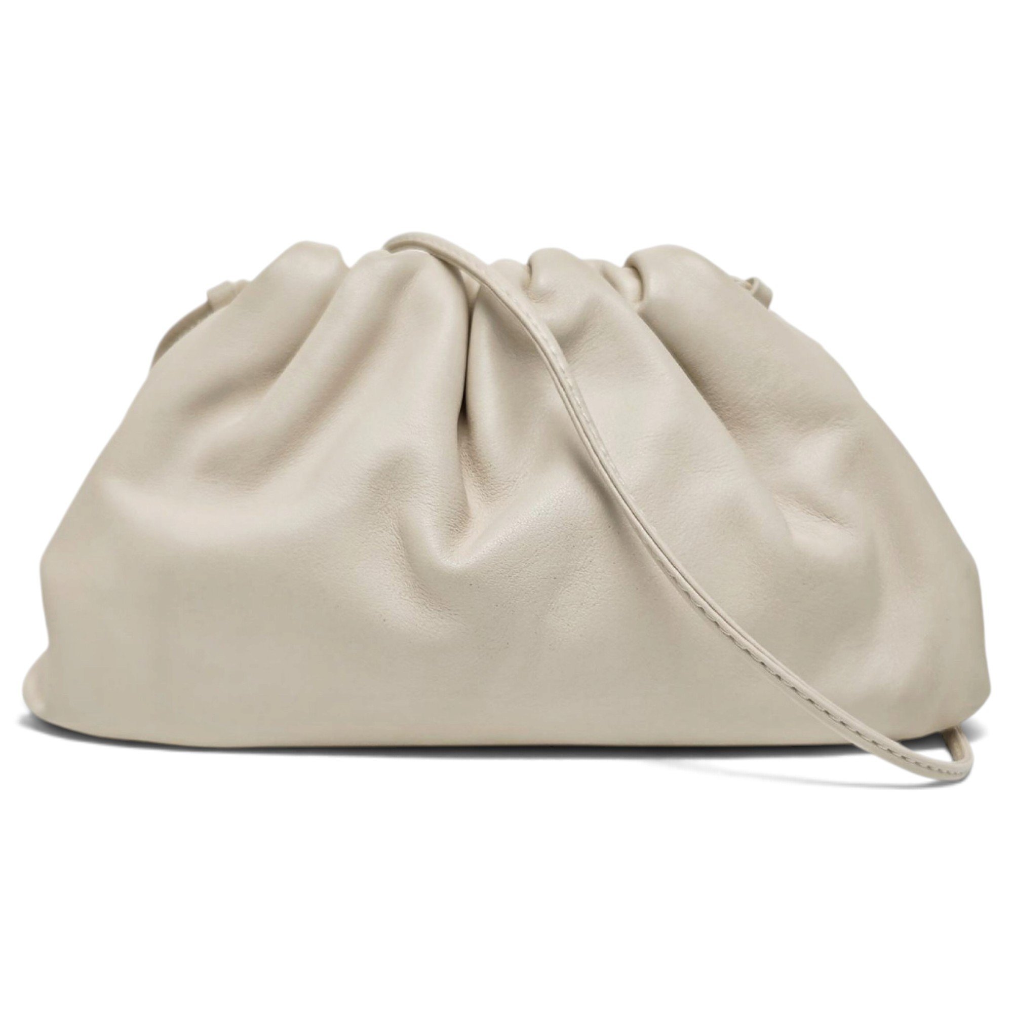 Pouch leather handbag