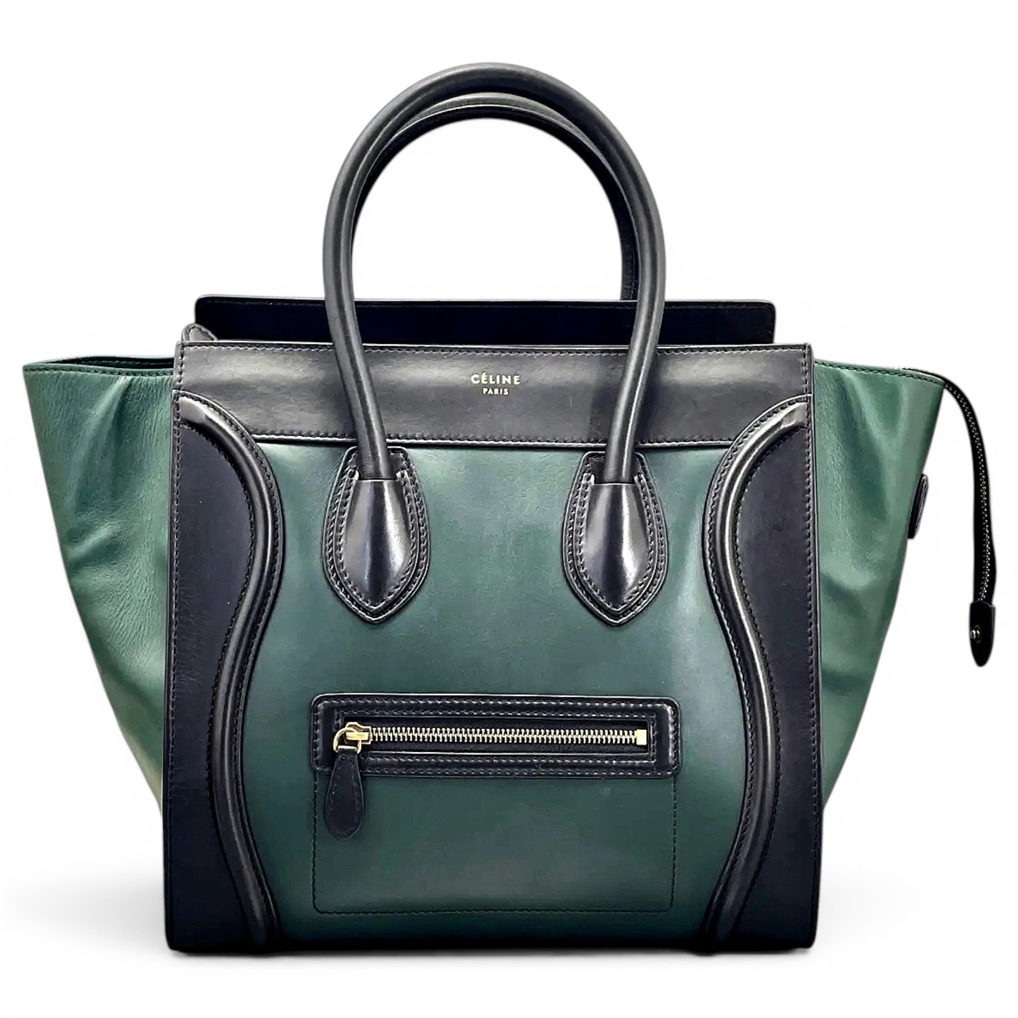 Luggage leather handbag