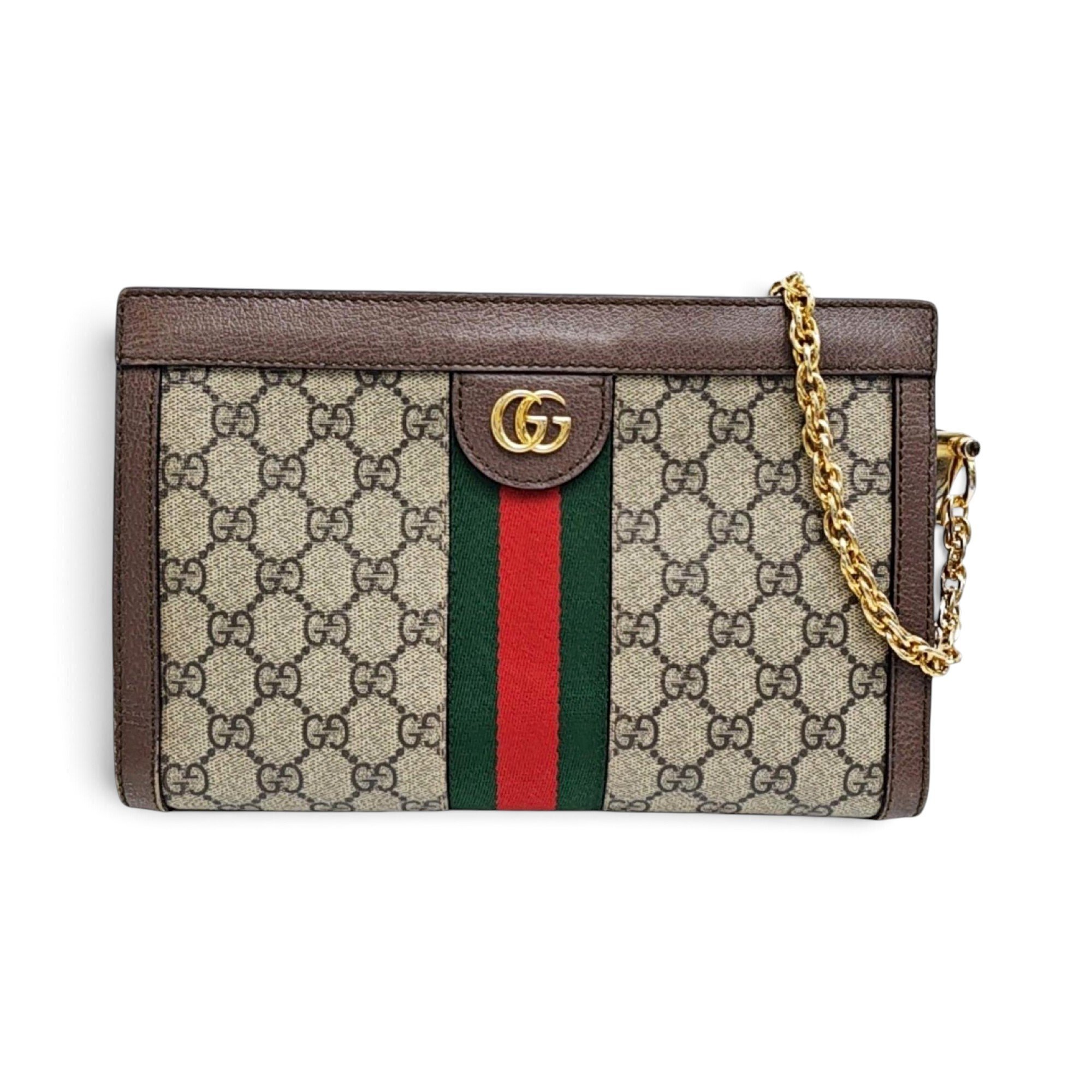 Ophidia Chain leather handbag