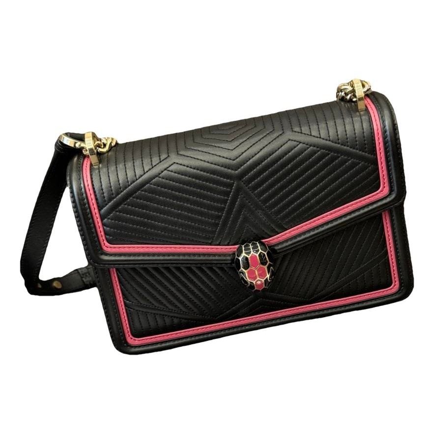 Serpenti leather handbag