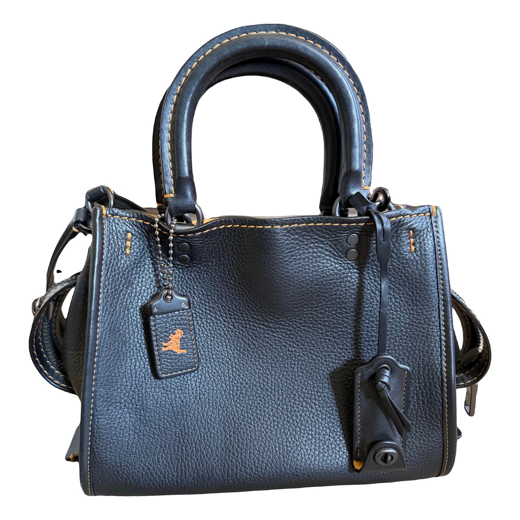 Leather handbag