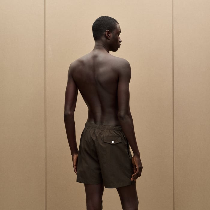 Kaki Swim Trunks