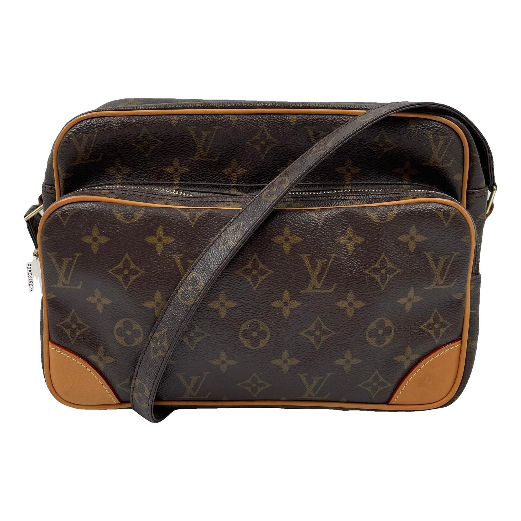 Nile leather crossbody bag