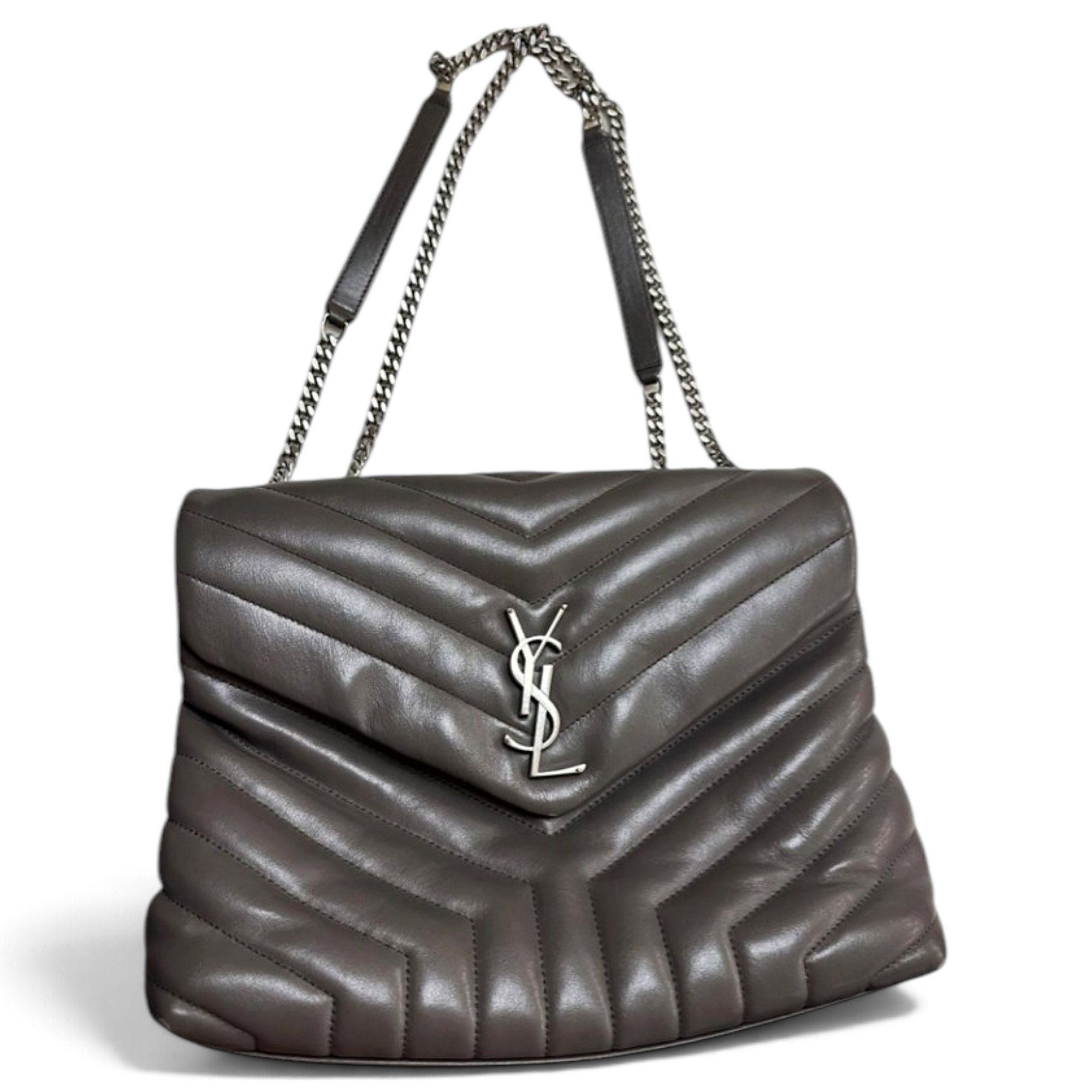 Saint Laurent Loulou Puffer leather handbag