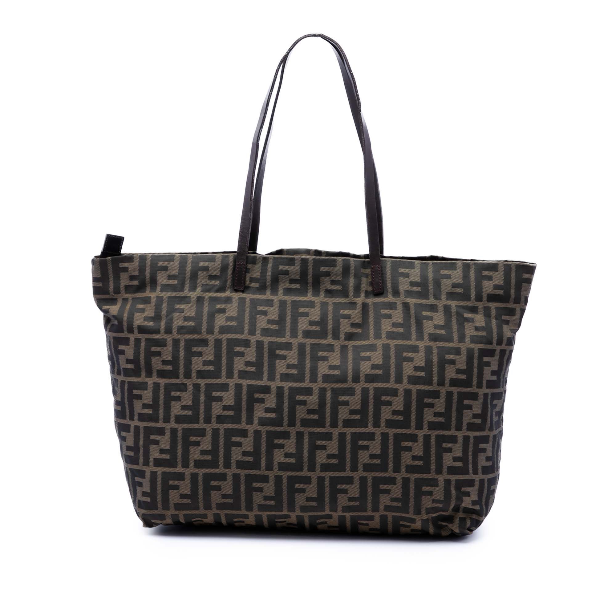 Pocket leather tote