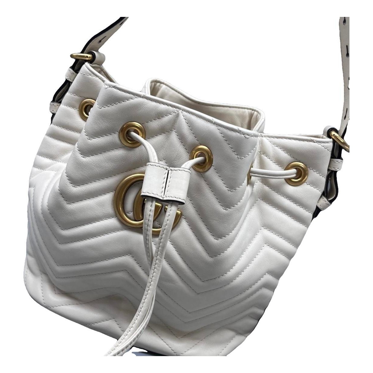 GG Marmont Bucket leather handbag
