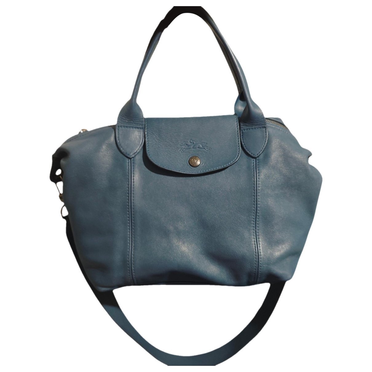 Pliage leather handbag
