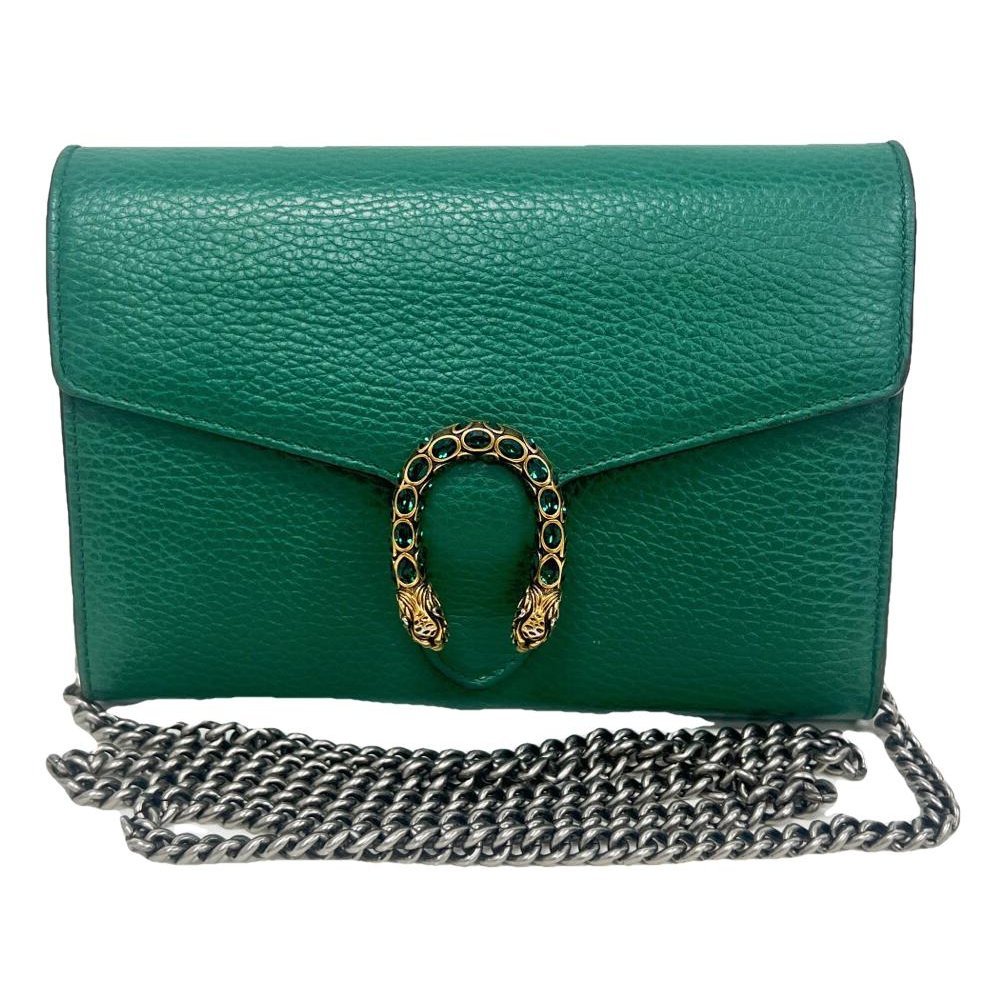 Dionysus Chain Wallet leather crossbody bag