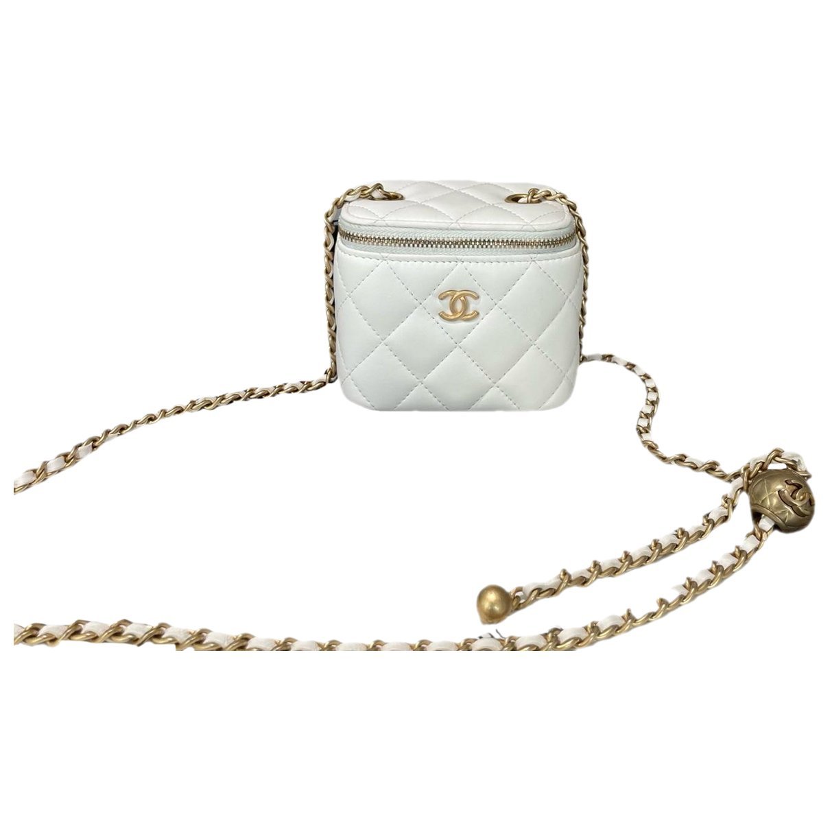 Trendy CC Vanity leather handbag