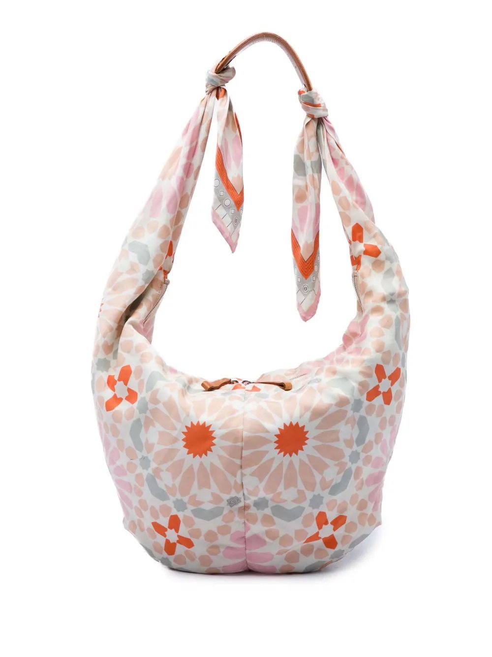 2006 Printed Silk Anagram Scarf hobo bag