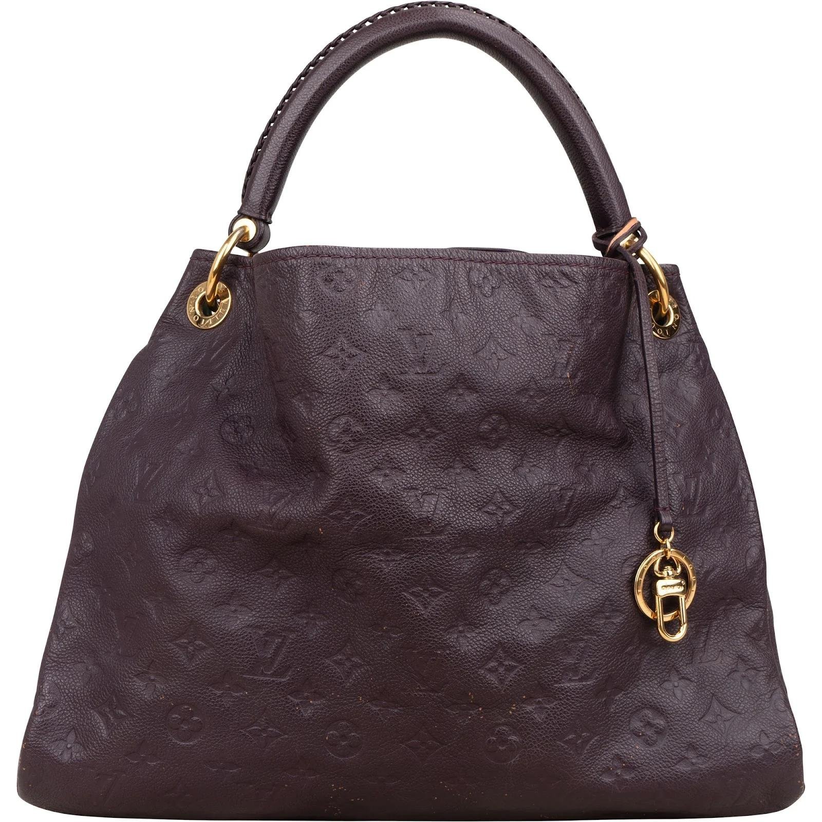 Artsy leather handbag