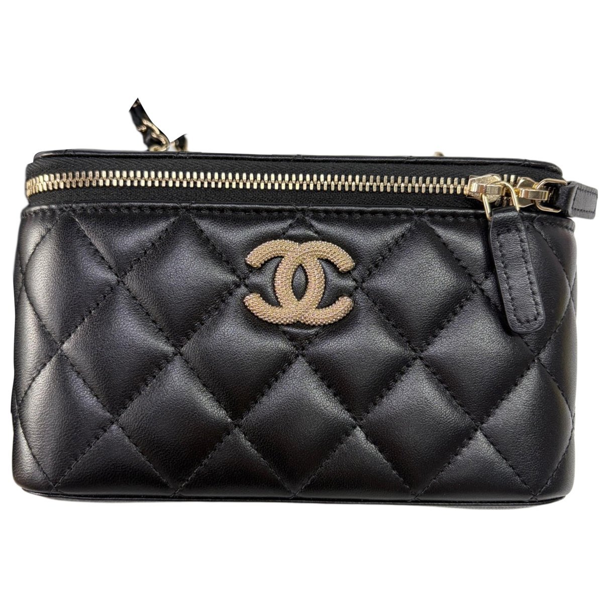Trendy CC Vanity leather handbag