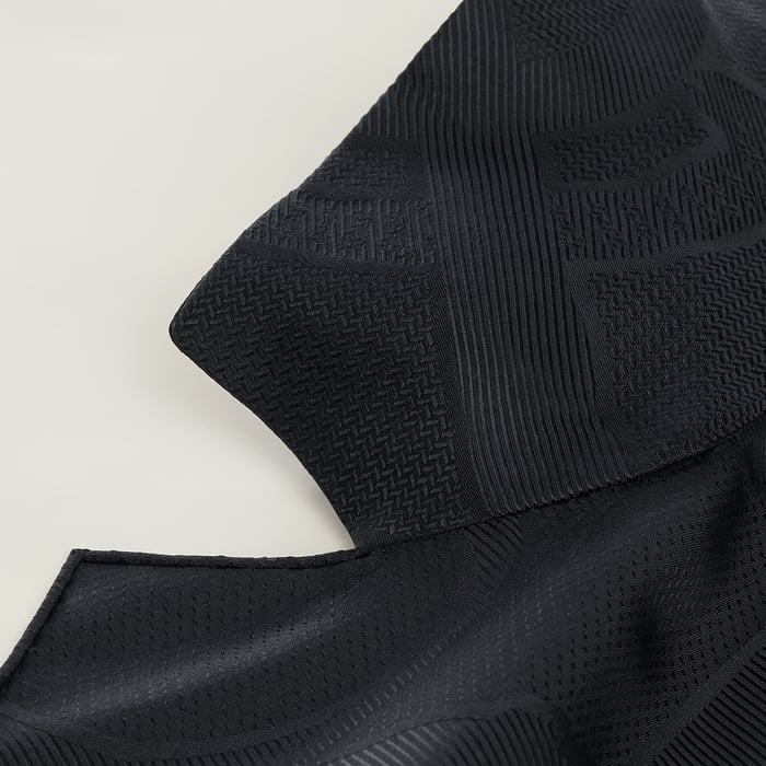 Bleu Noir Trompe l'Oeil Eperon d'Or Stole