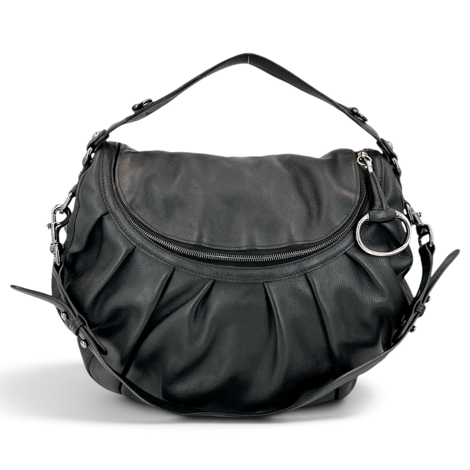 Leather handbag
