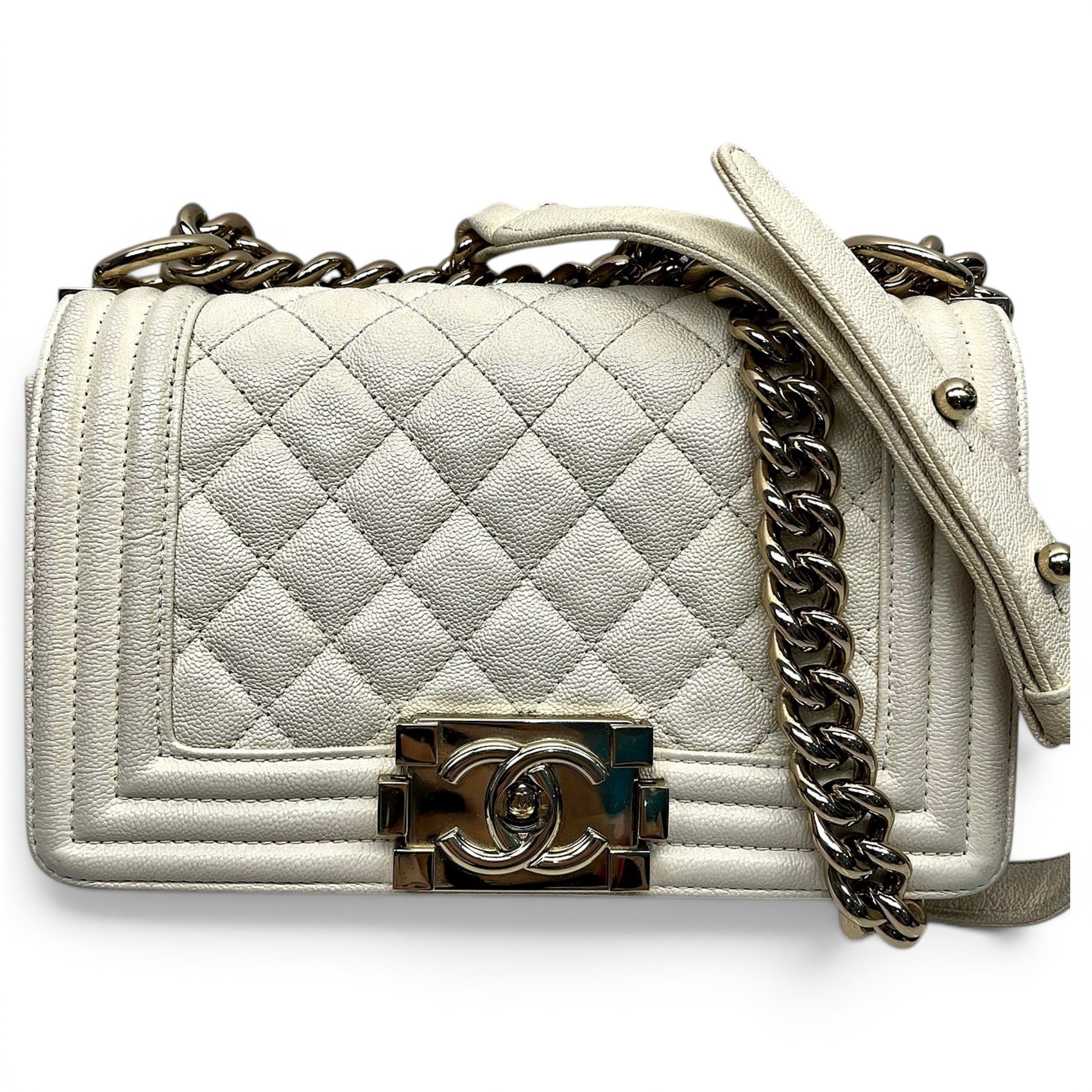 Boy leather crossbody bag