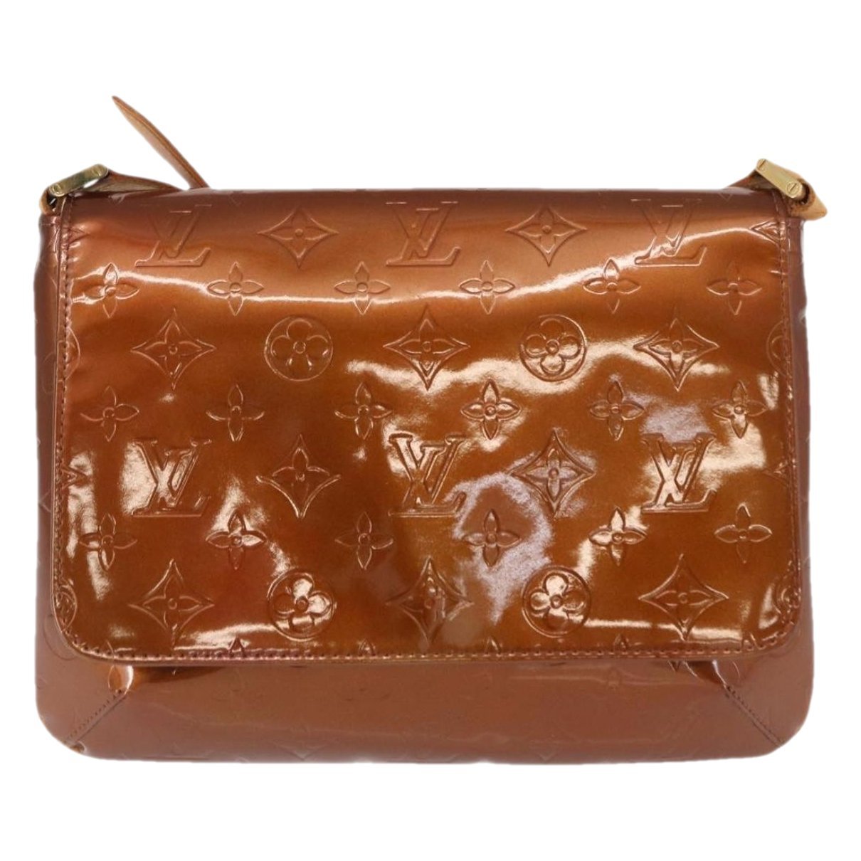 Thompson patent leather handbag