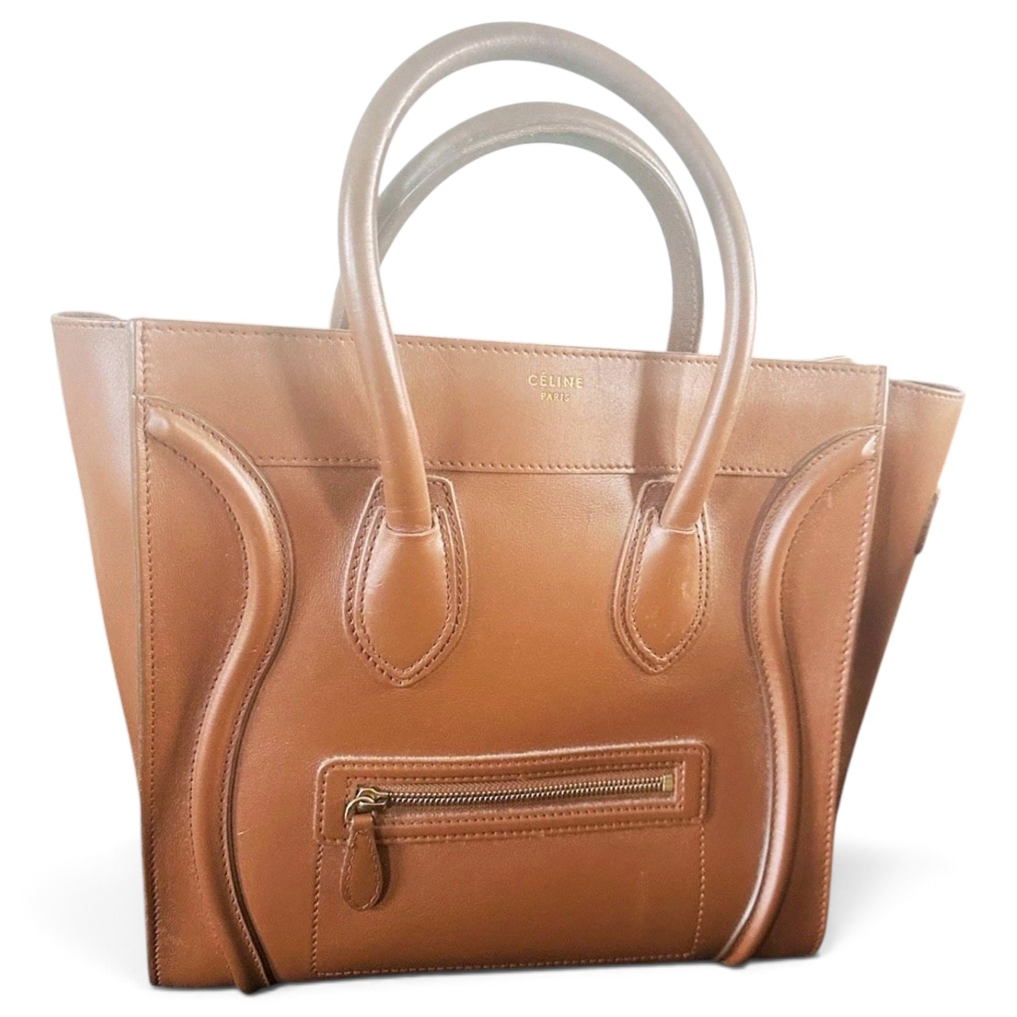 Celine Luggage leather tote