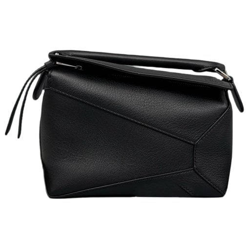 Puzzle leather handbag