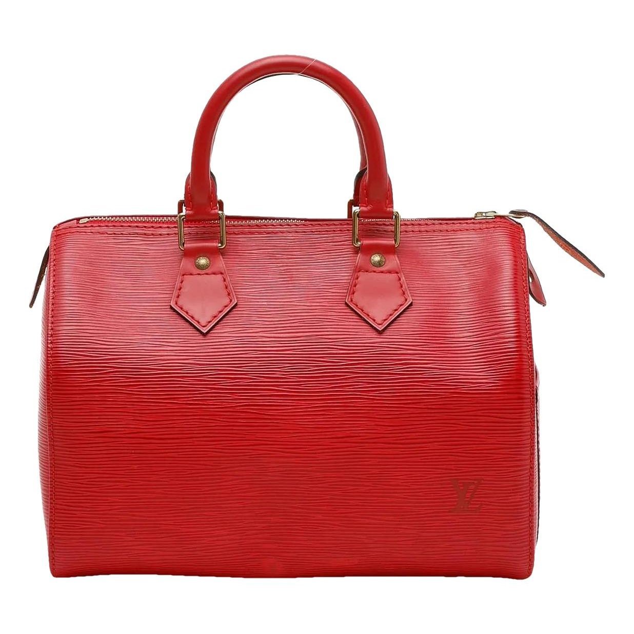 Speedy leather handbag