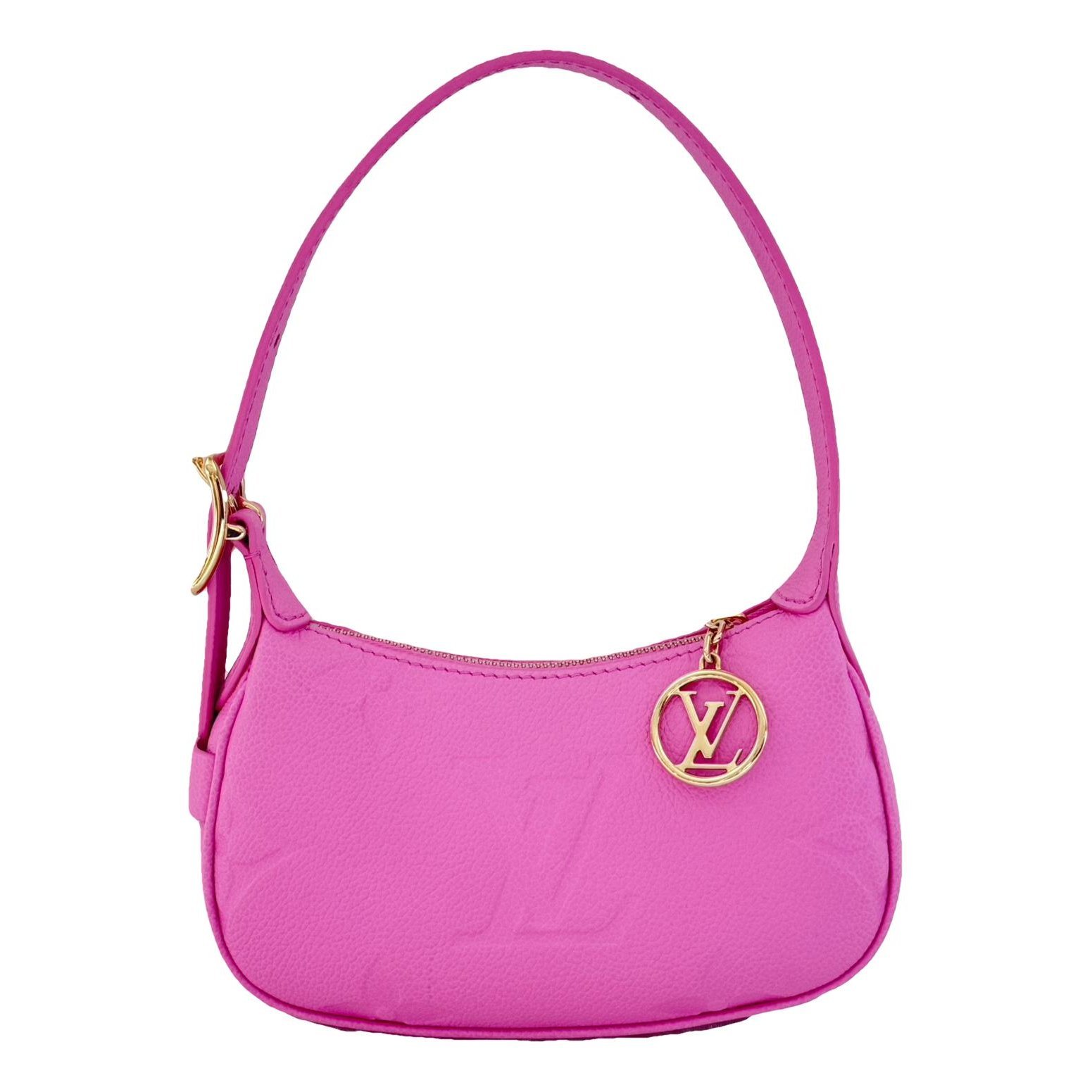 Loop leather handbag