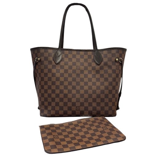 Louis Vuitton Neverfull leather handbag