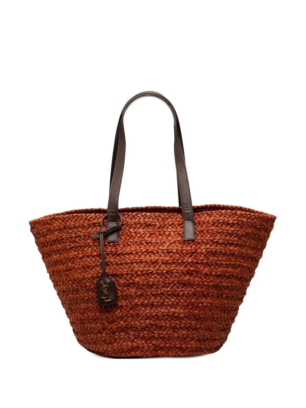 2021 Medium Raffia Panier Basket Shopper tote bag