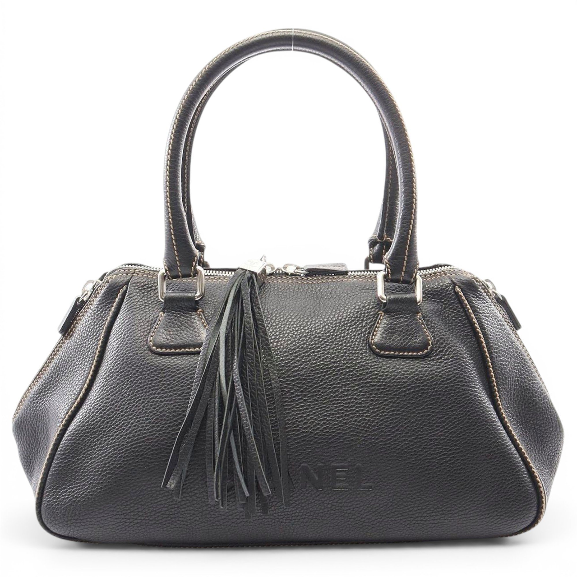 Leather tote