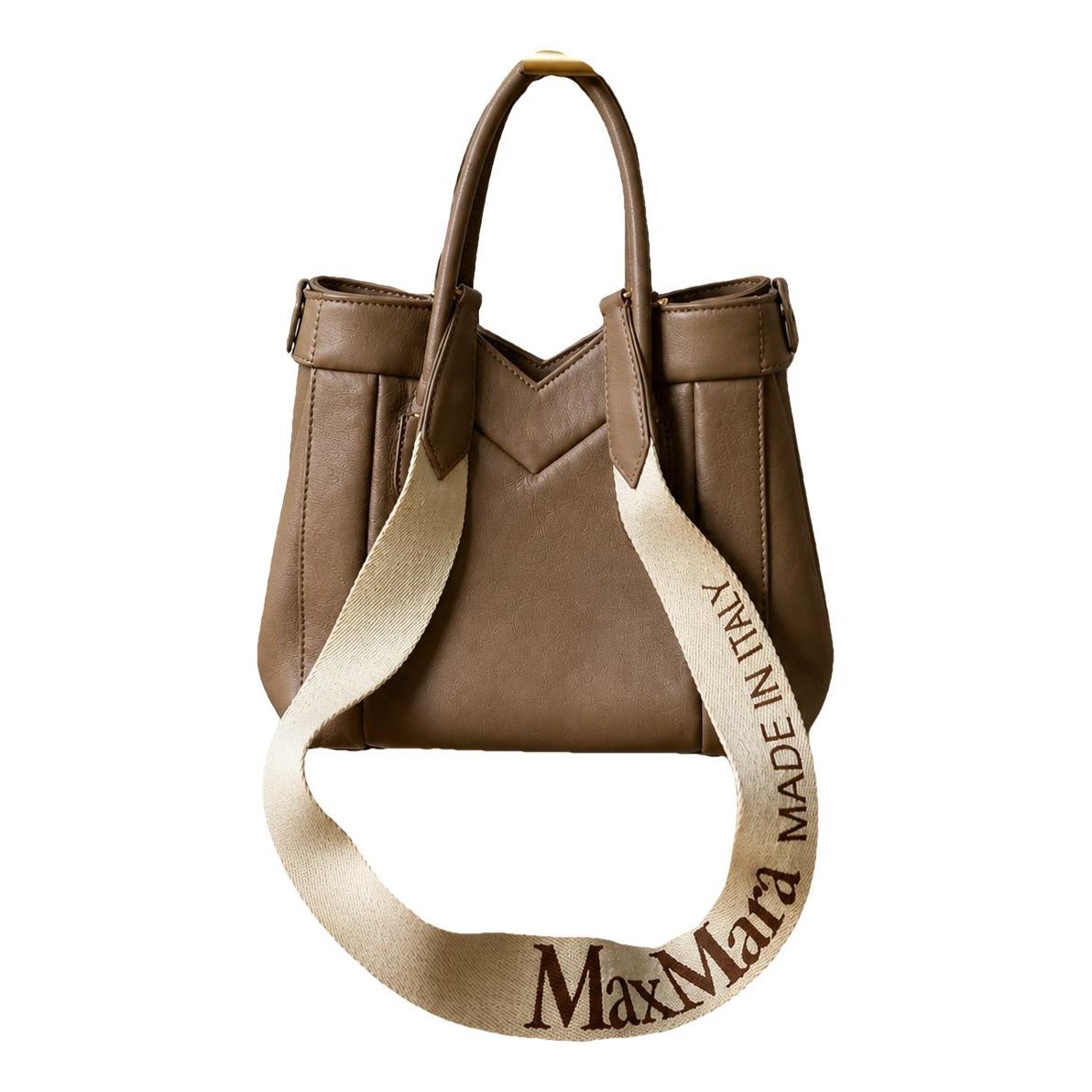 Marine leather tote
