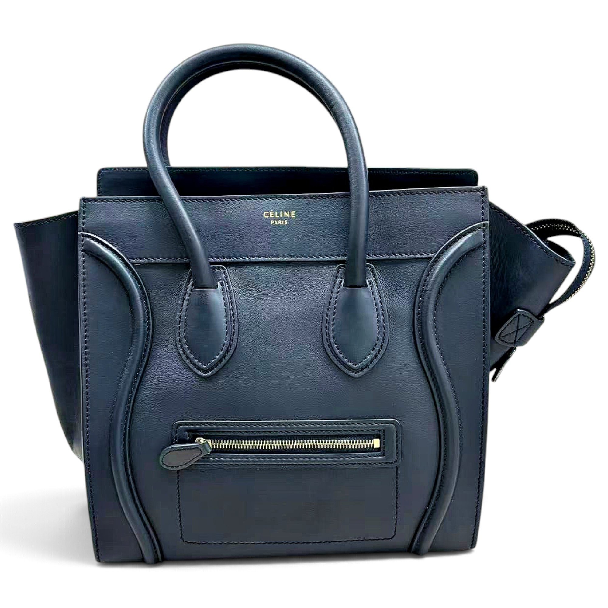 Luggage leather handbag