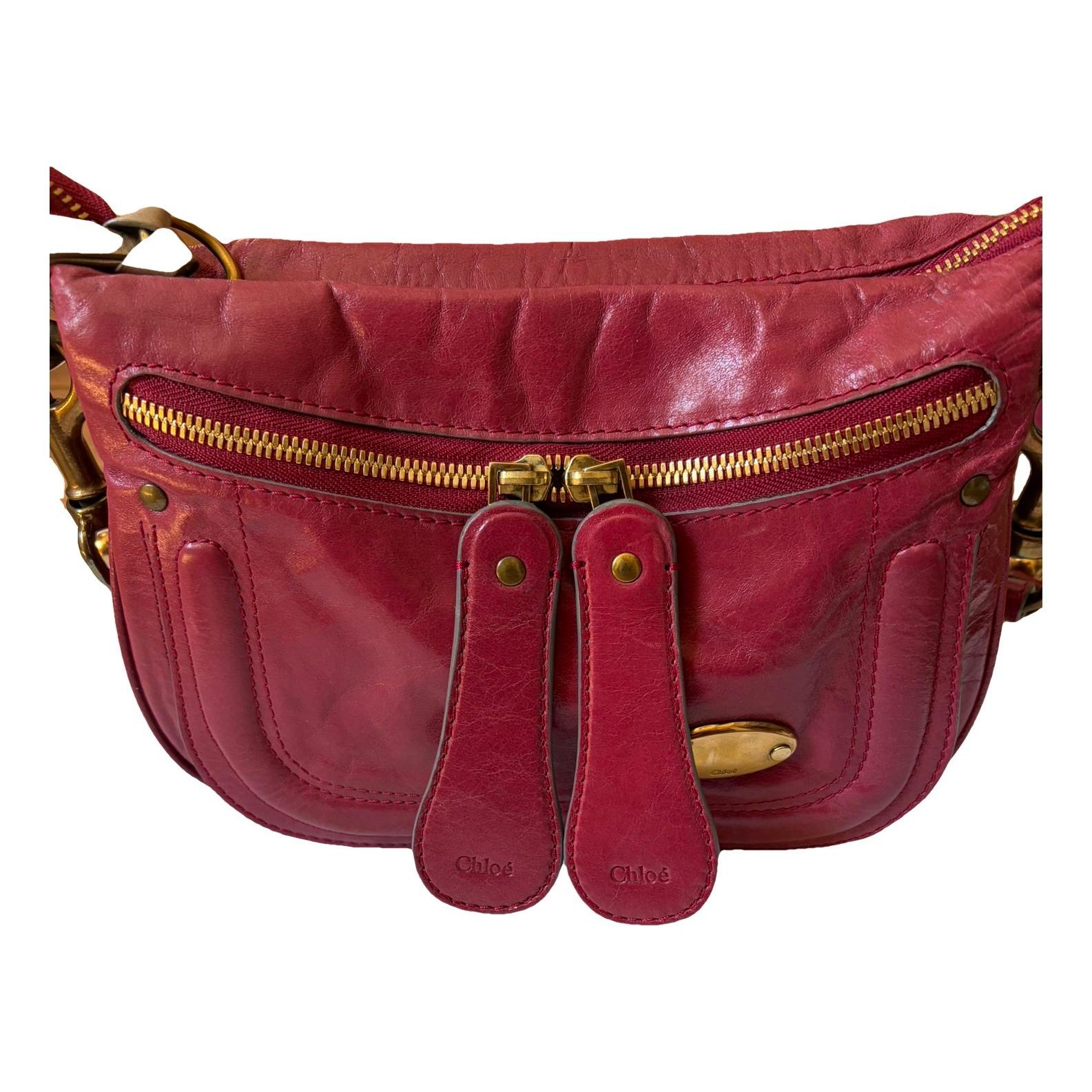 Leather crossbody bag