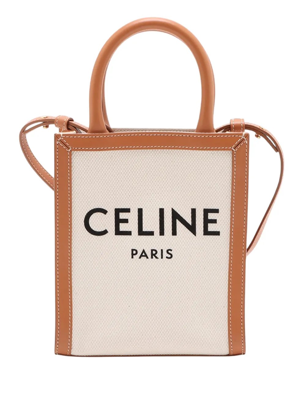 2010-2026 Mini Canvas Vertical Cabas Tote satchel