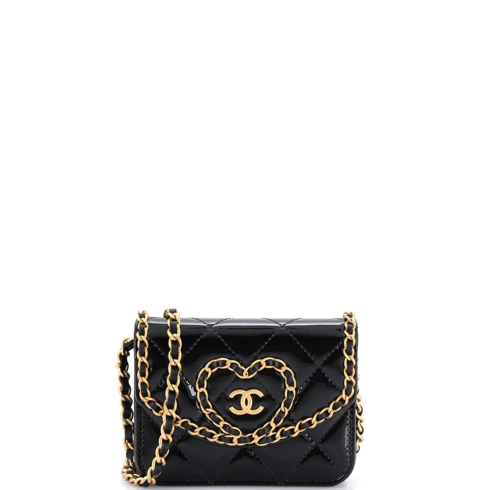 Patent leather crossbody bag
