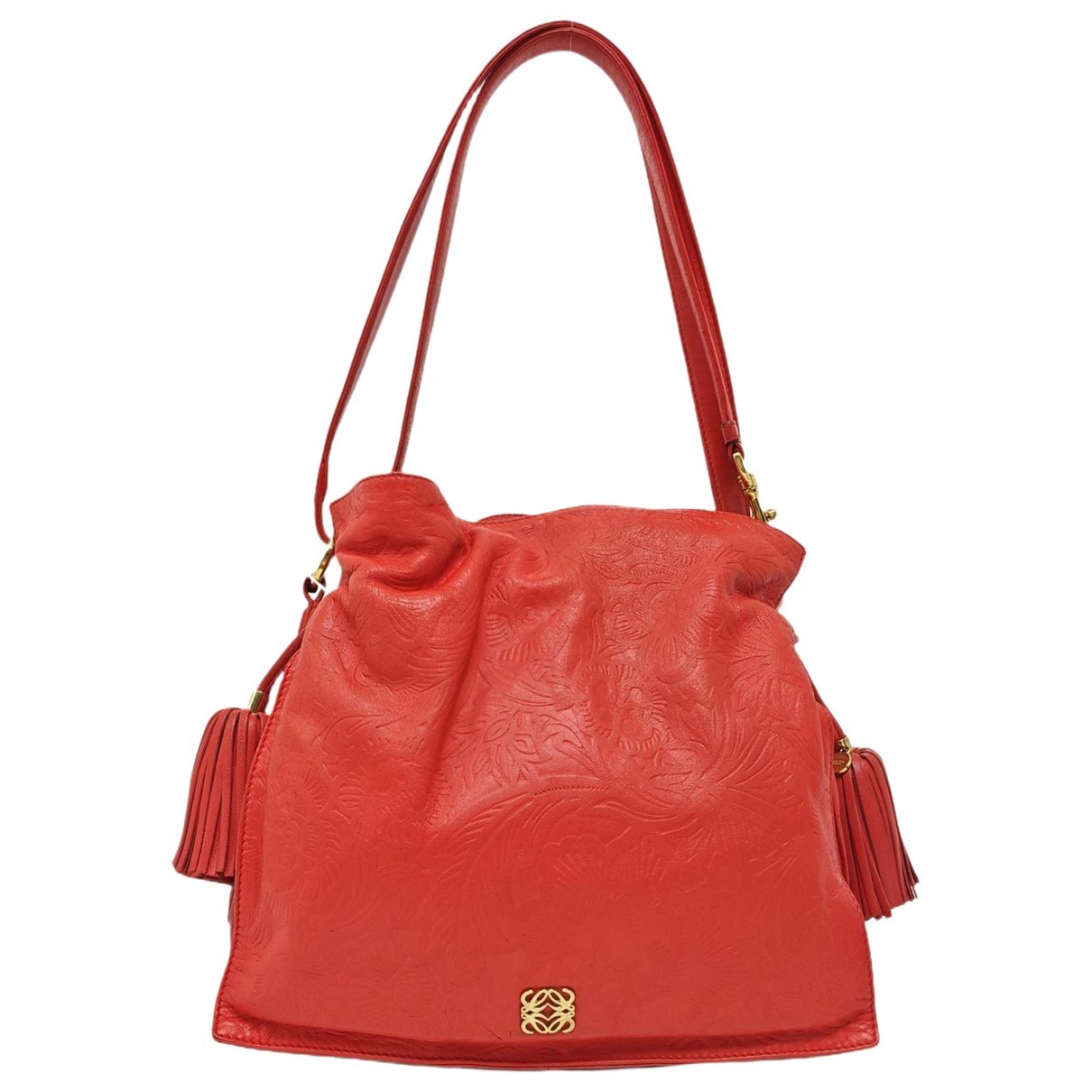 Flamenco leather handbag