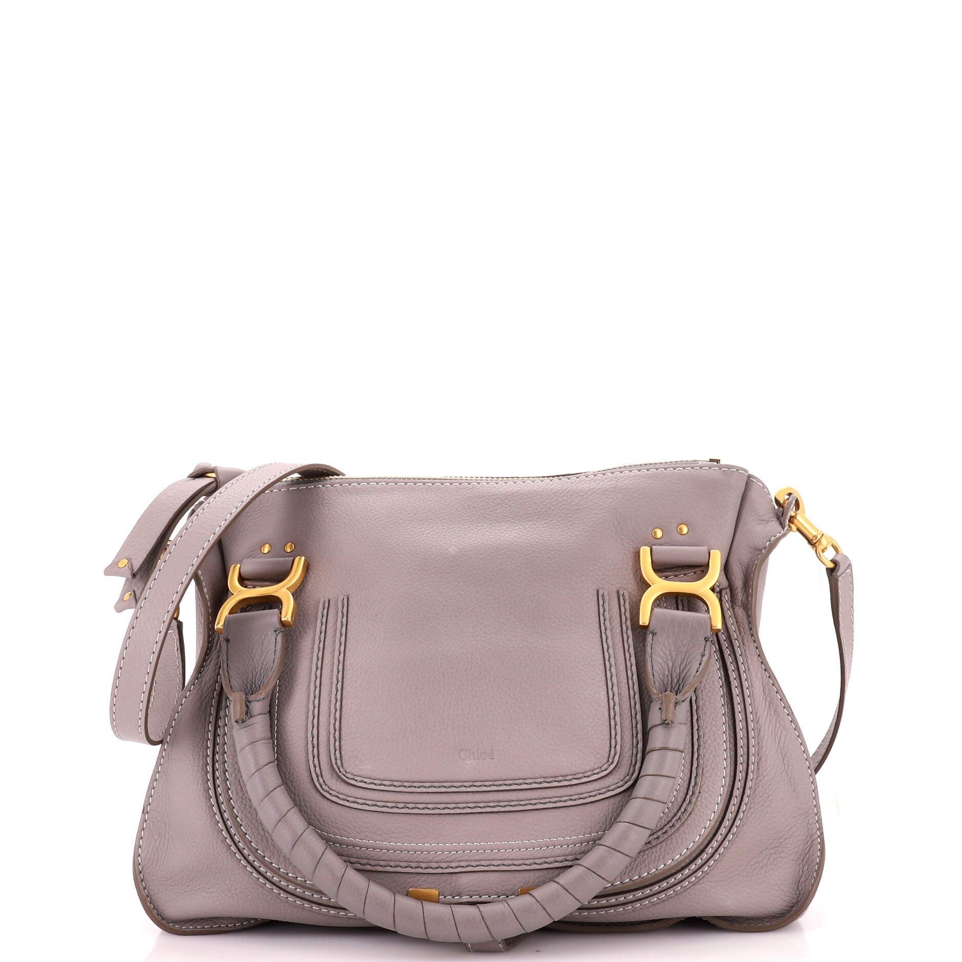 Marcie Satchel Leather Medium