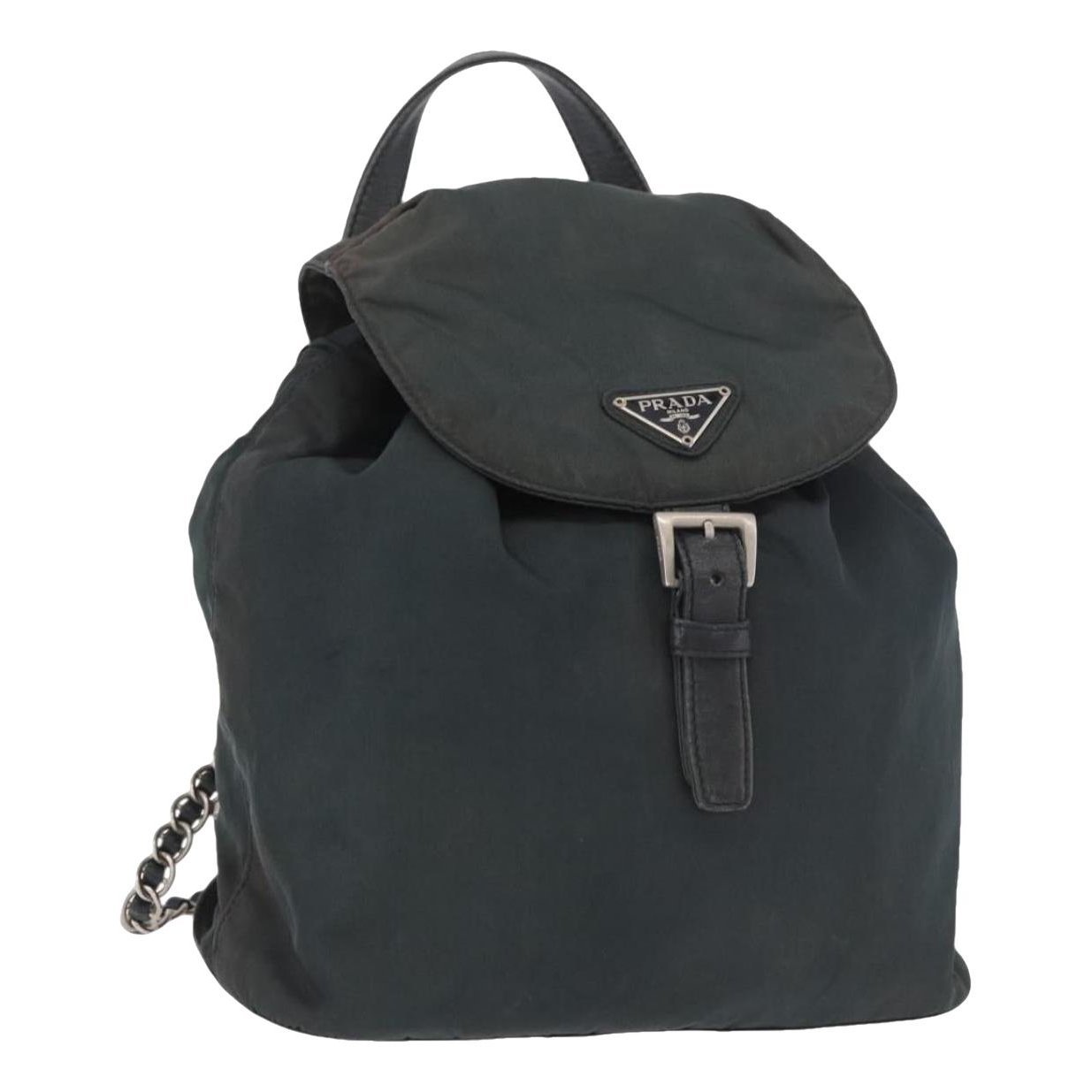 Leather backpack