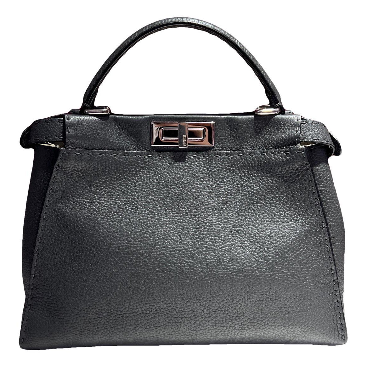 Peekaboo leather handbag